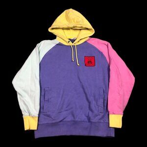 Teddy Fresh Color Block‎ Logic Raglan Hoodie Sweatshirt Adult Large